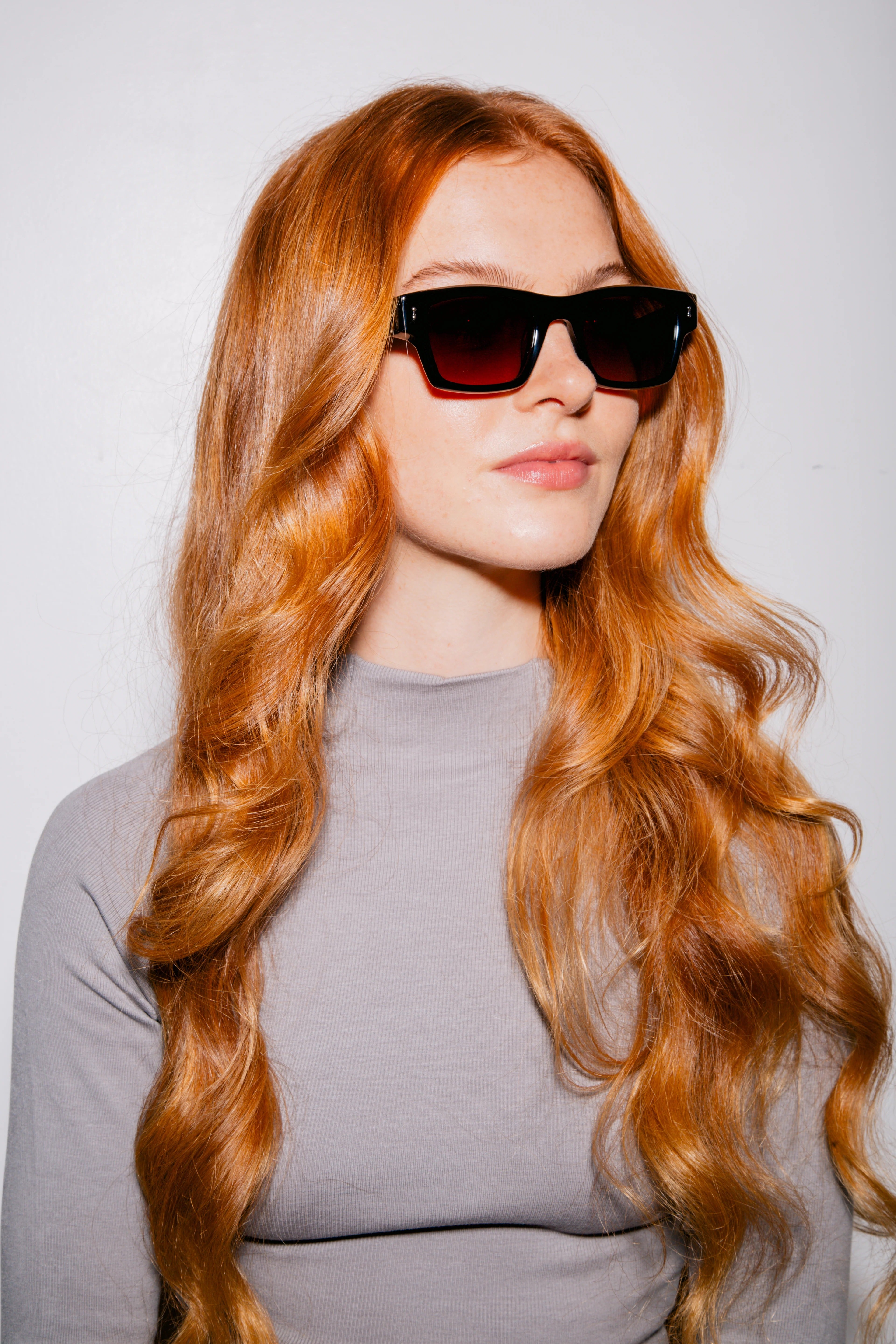 PETER AND MAY S119 SUN AMY BLK BROWN 50 SUNGLASSES