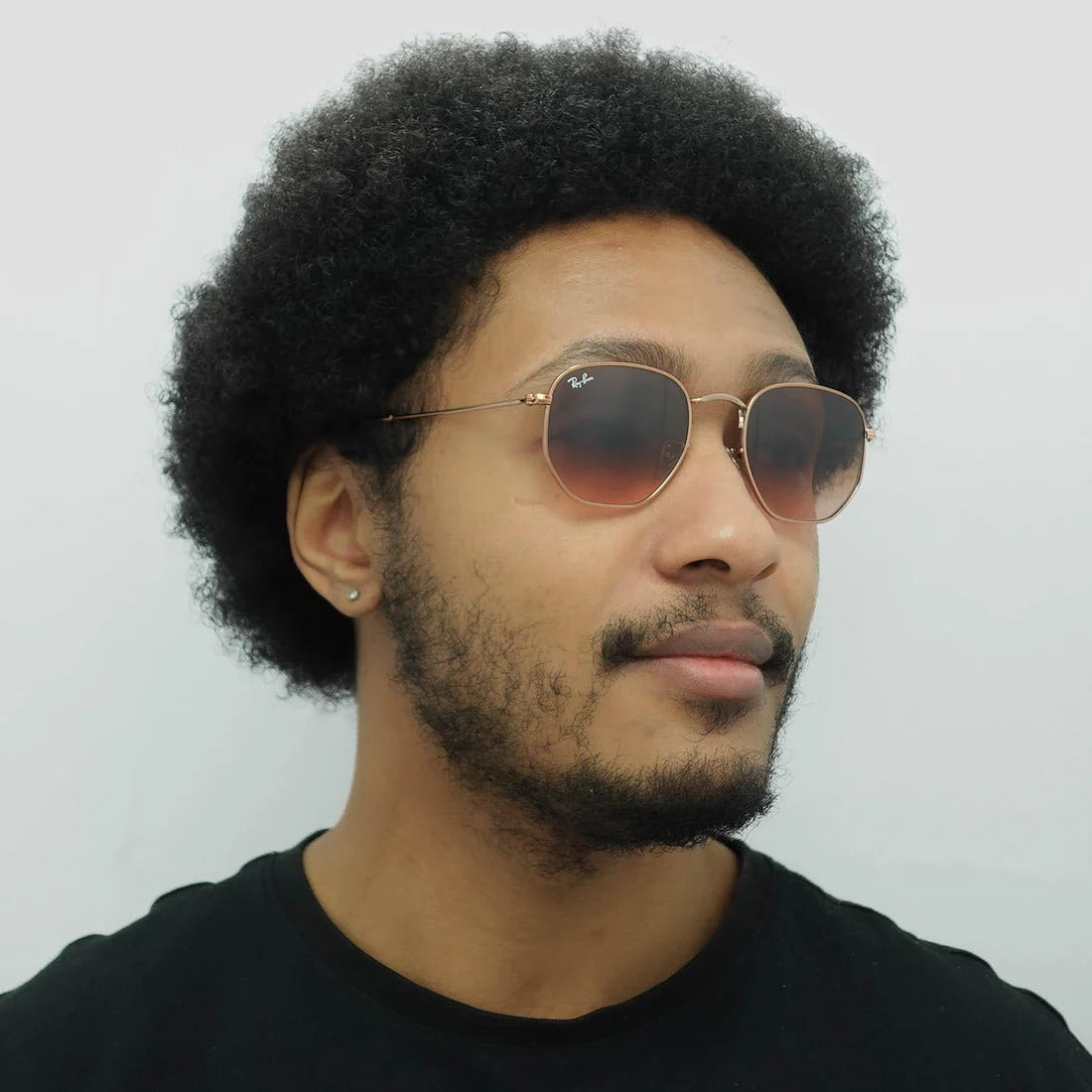 RAYBAN RB3548N HEXAGONAL 9069A5 51 SUNGLASSES