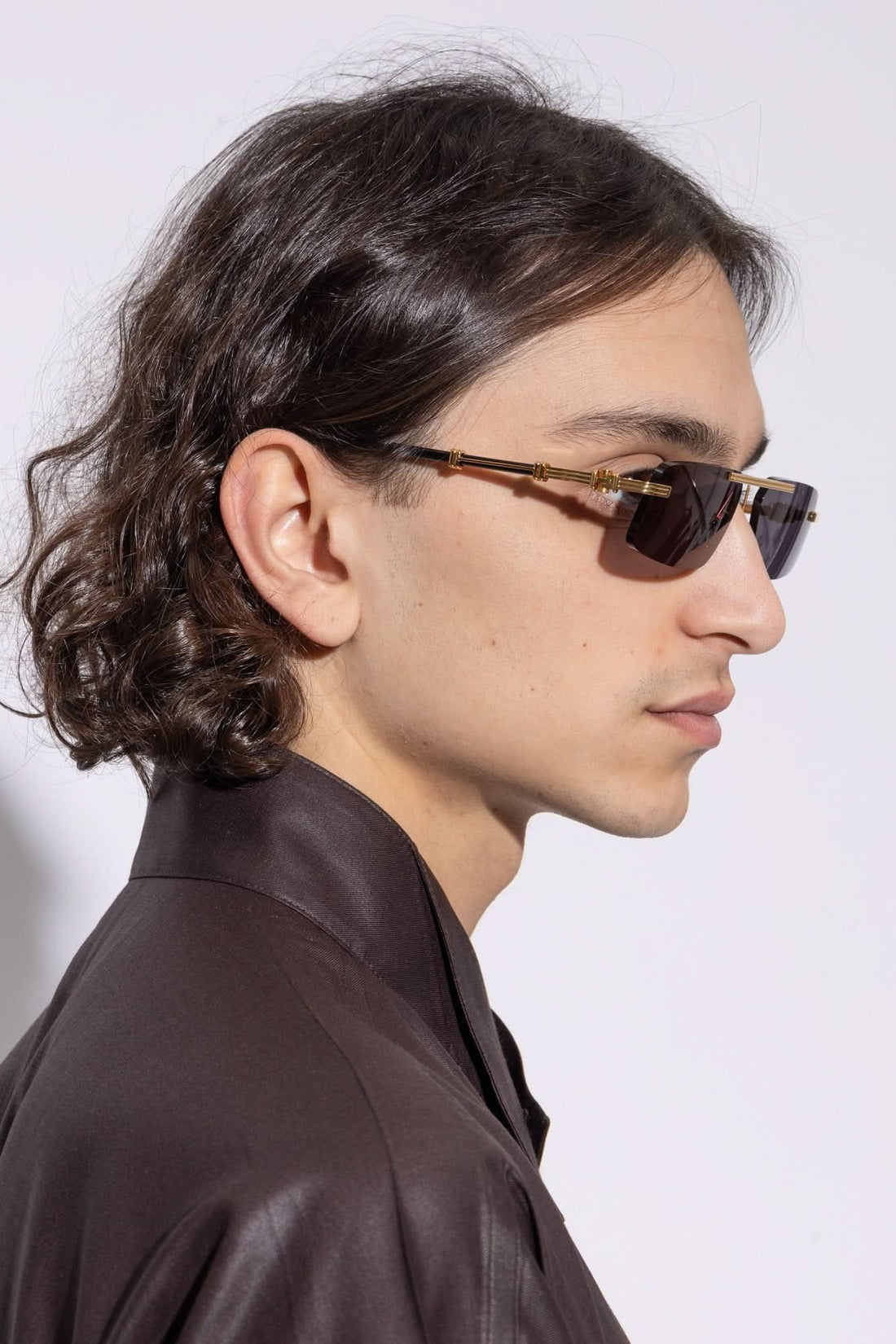 BALMAIN BPS187A PIERRE II GLD BLK 58 SUNGLASSES