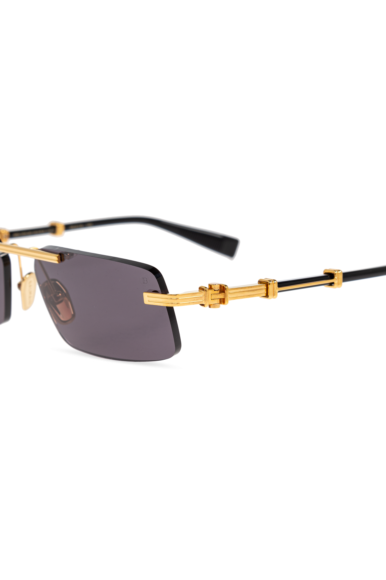BALMAIN BPS187A PIERRE II GLD BLK 58 SUNGLASSES
