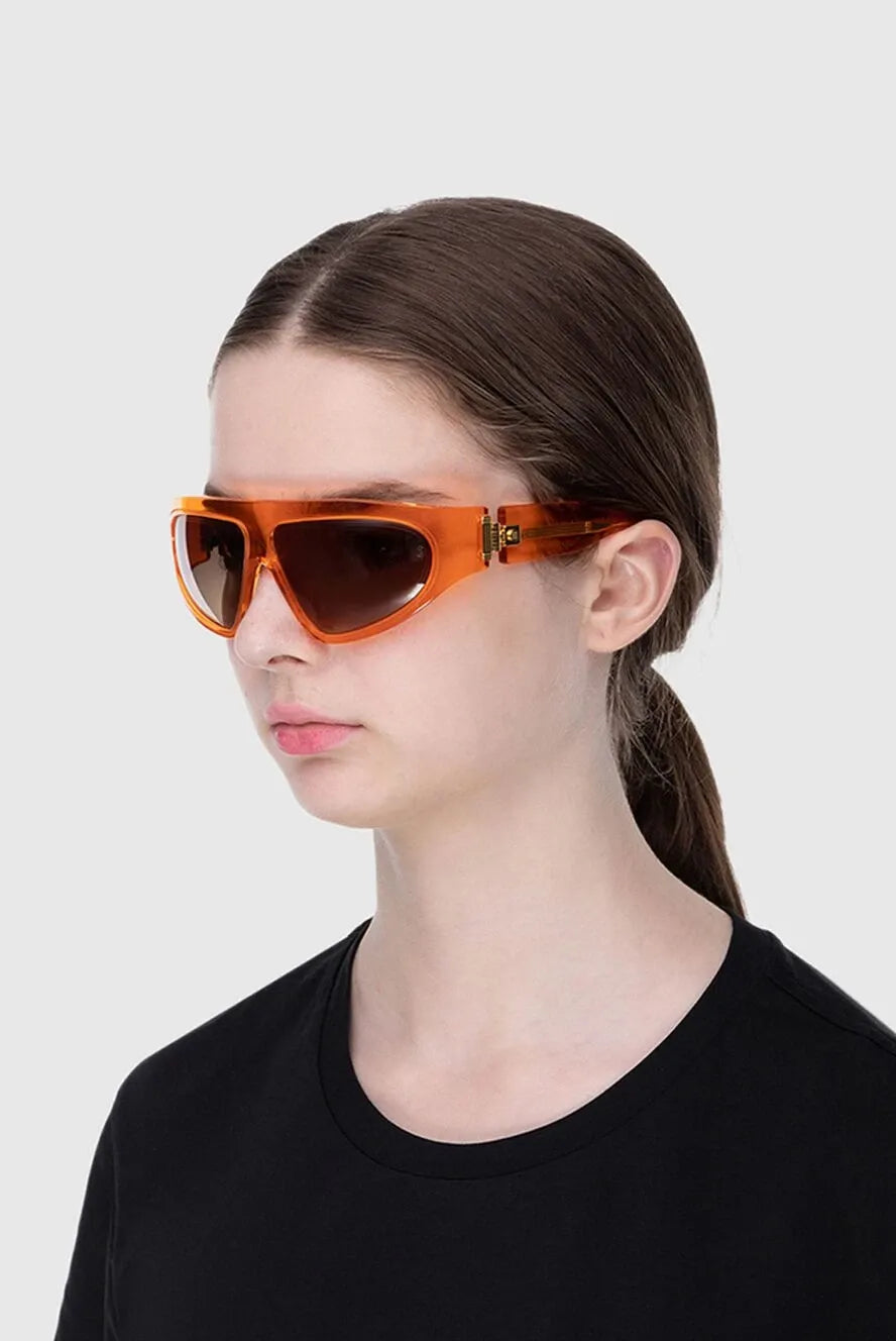 BALMAIN PARIS BPS143D B-ESCAPE ORG GLD 62 SUNGLASSES