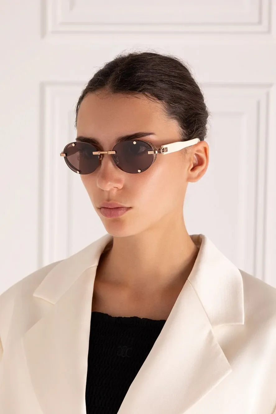 BALMAIN PARIS BPS153B MONSIEUR GLD BNE 53 SUNGLASSES