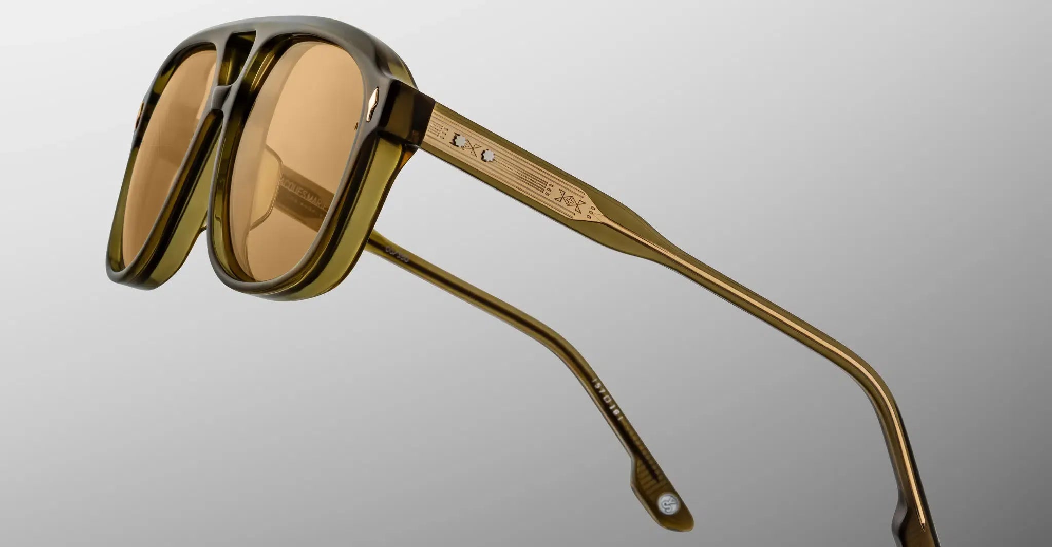 JACQUES MARIE MAGE COUGAR 28/350 YELLOWSTONE JMMCX8R 57 SUNGLASSES