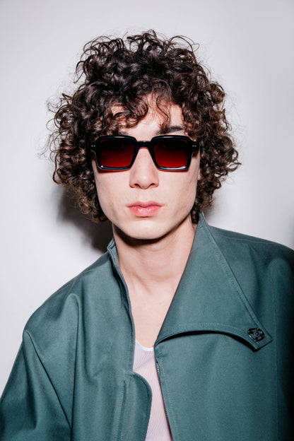 PETER AND MAY S120 BLK BRN 48 SUNGLASSES