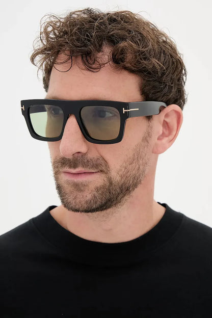 TOM FORD TF711 FAUSTO 01N 53 SUNGLASSES