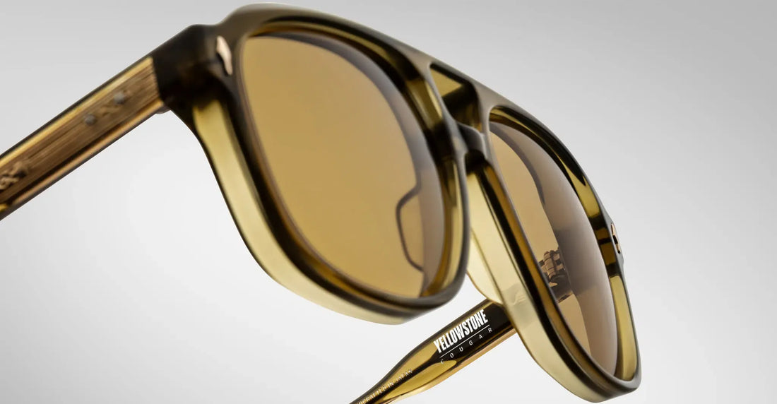 JACQUES MARIE MAGE COUGAR 28/350 YELLOWSTONE JMMCX8R 57 SUNGLASSES