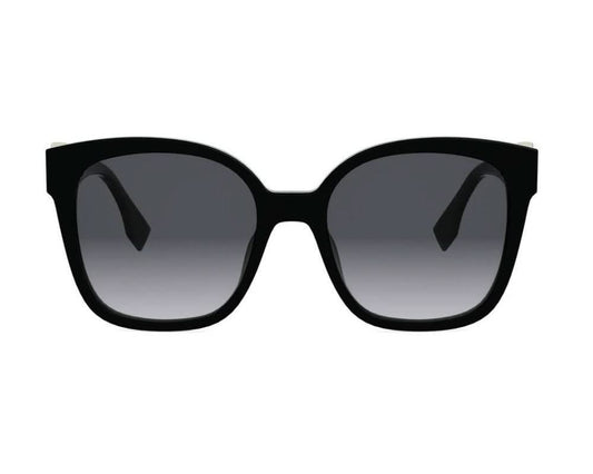FENDI FE40186I 01B 55 SUNGLASSES