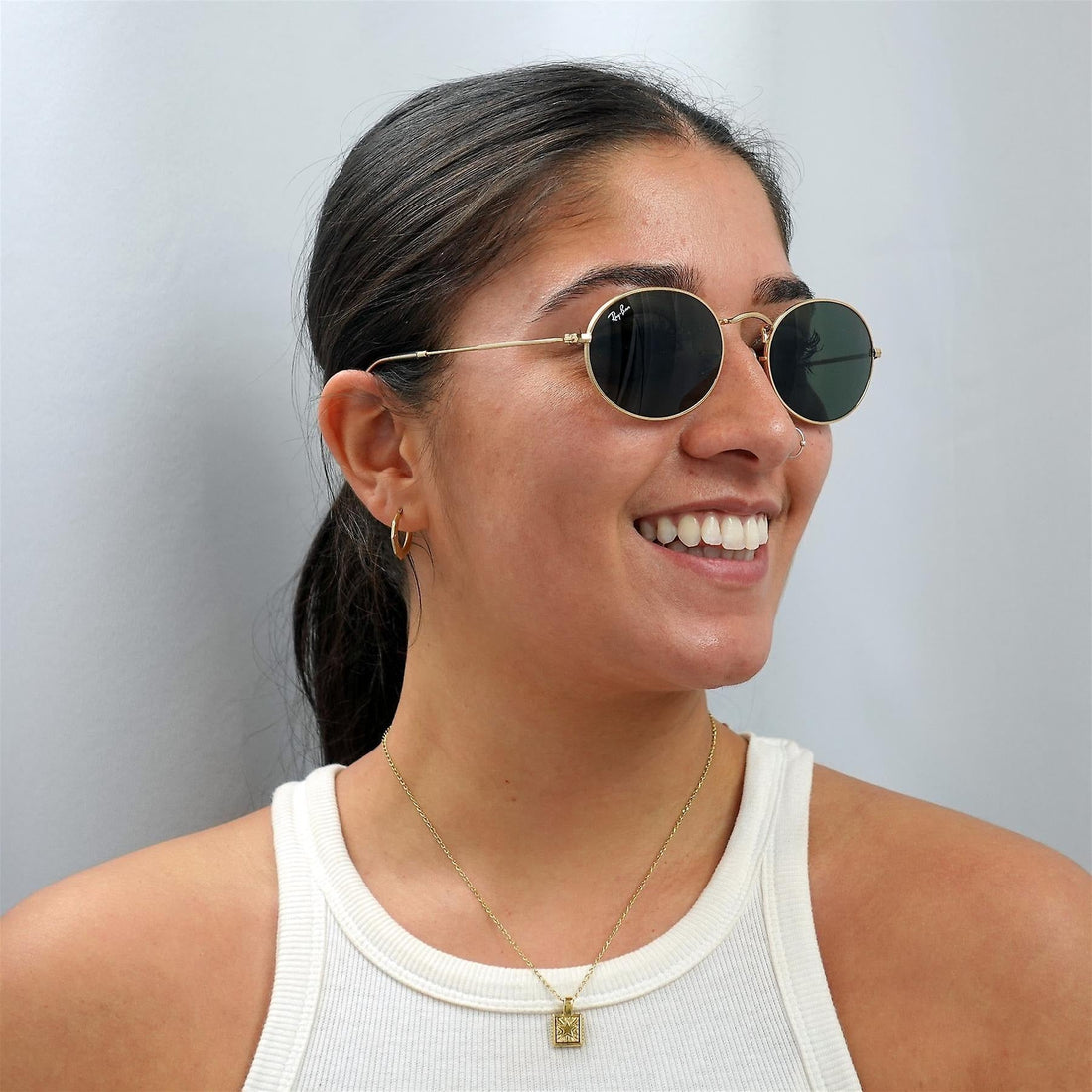 RAYBAN RB3547 OVAL 001/31 54 SUNGLASSES