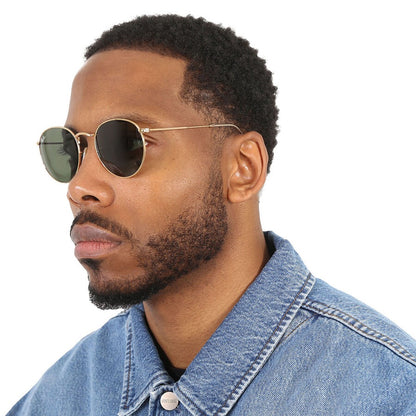 RAYBAN RB3447 ROUND METAL 001 47 SUNGLASSES