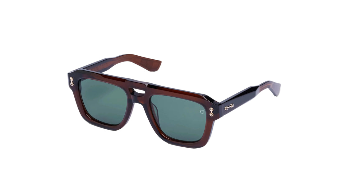 AKONI AKS531B PERSEUS BRN GLD 54 SUNGLASSES