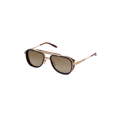 AKONI AKS525C GLD BRN 54 SUNGLASSES