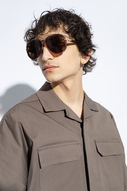 BALMAIN PARIS BPS125E CAPITAINE RSE BRN 62 SUNGLASSES