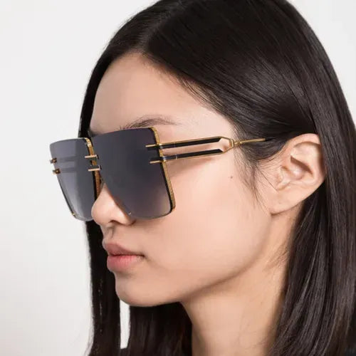 BALMAIN PARIS BPS109D GENDARME GLD BLK 66 SUNGLASSES