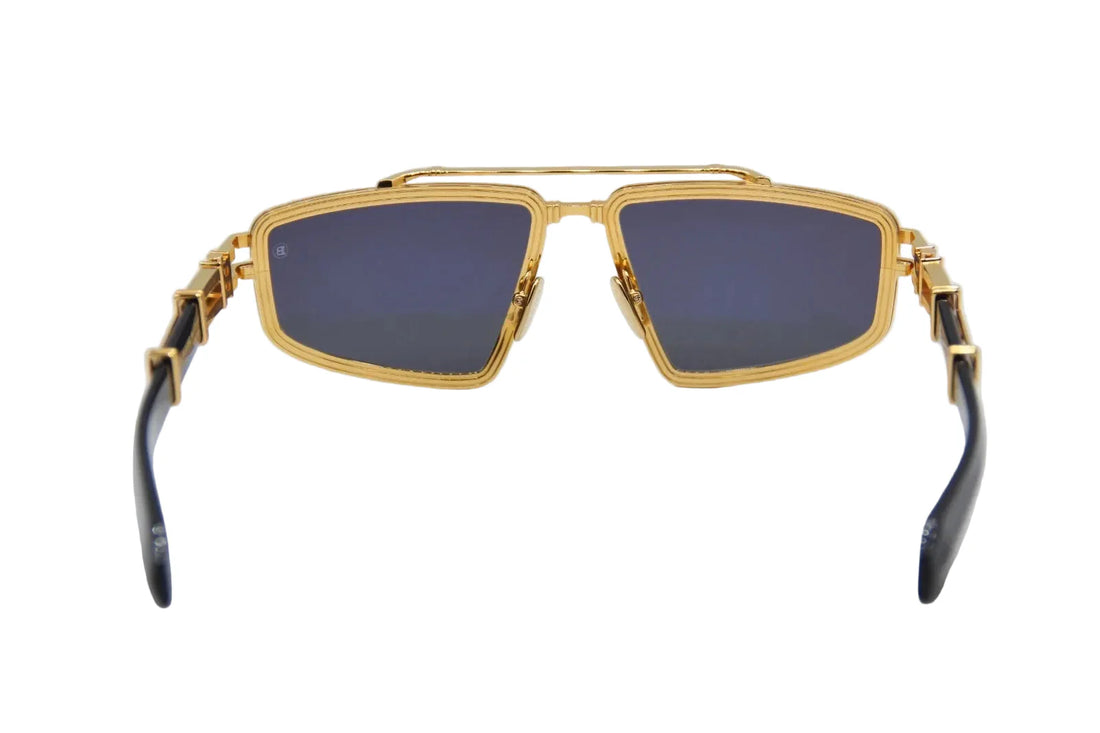 BALMAIN BPS139A TITAN GLD BLK 59 SUNGLASSES