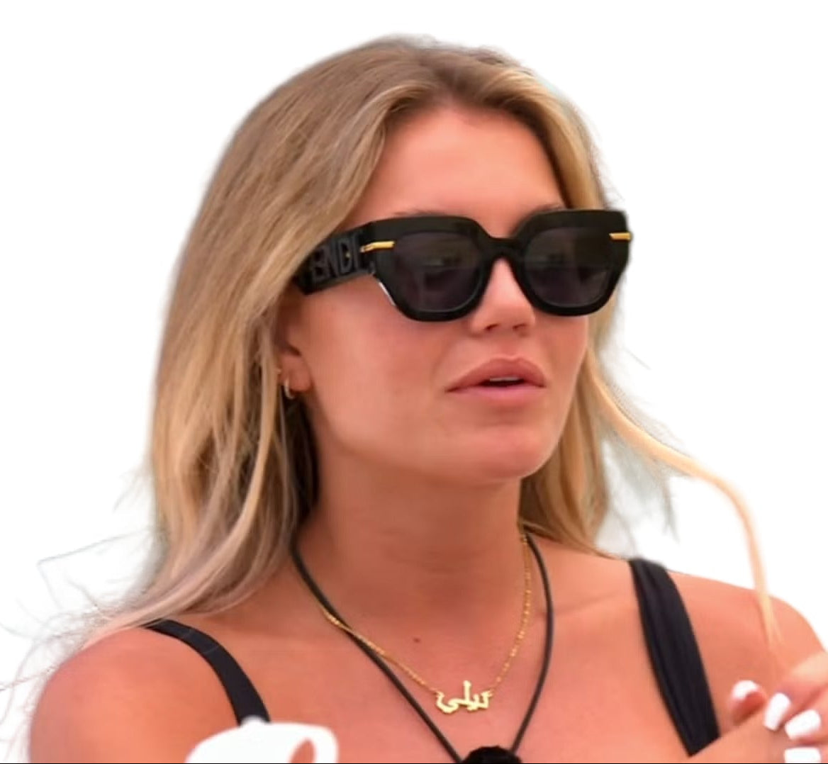 FENDI FE40097I 01V 51 SUNGLASSES