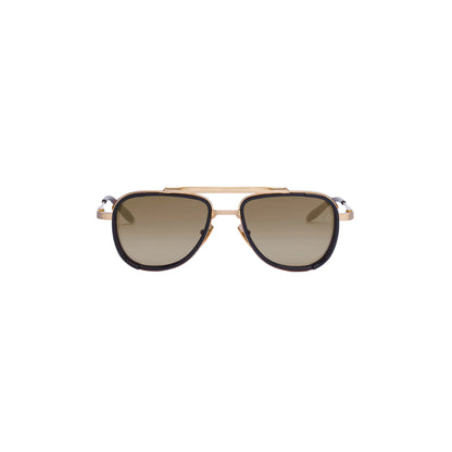 AKONI AKS525C GLD BRN 54 SUNGLASSES