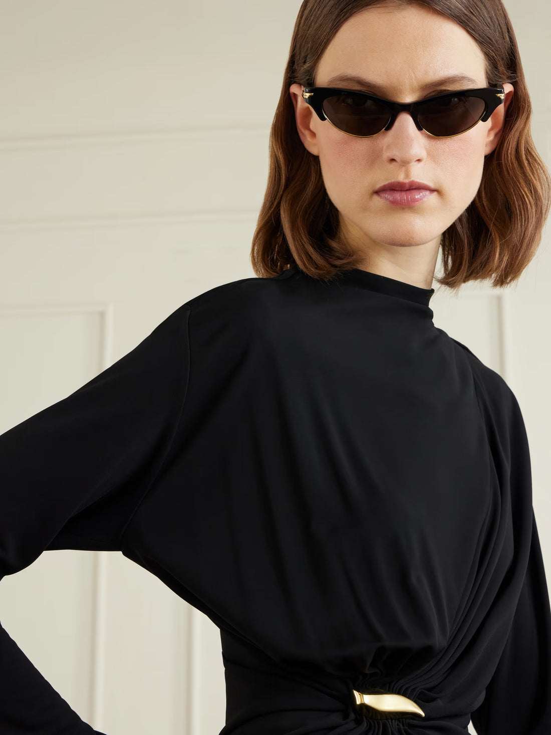 BOTTEGA VENETA BV1431S 001 52 SUNGLASSES
