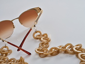 Sunglasses With Golden Chain