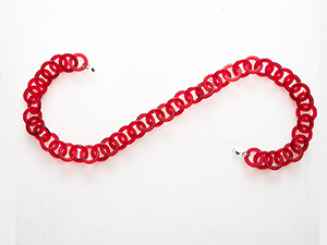 S Shape Red Chain